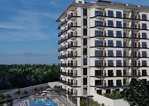 Двухкомнатная квартира в новом доме в районе Авсаллар