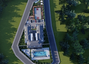 Двухкомнатная квартира в новом доме в районе Авсаллар