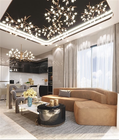 Элитный жилой комплекс вблизи моря на начальном этапе строительства