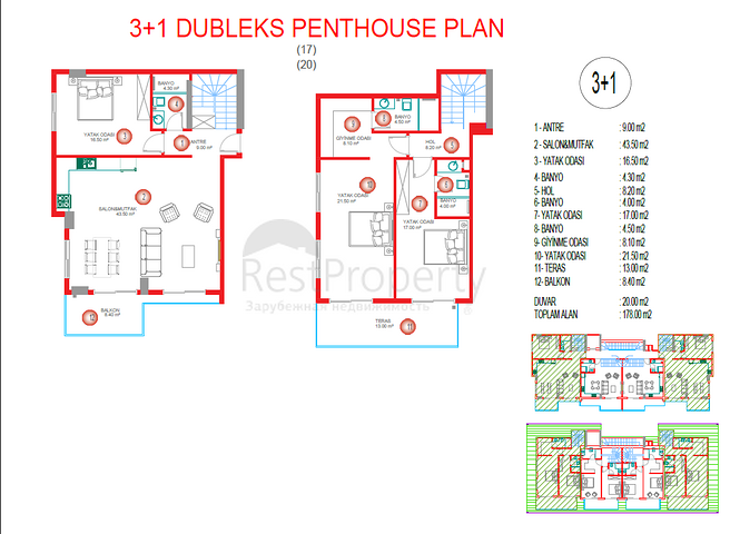 Элитный жилой комплекс вблизи моря на начальном этапе строительства