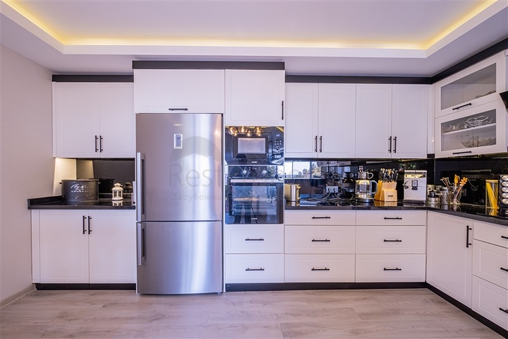 Вилла 3+1  с панорамным видом в районе Каргыджак