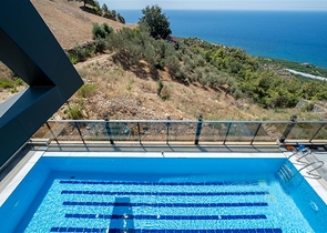 Вилла 3+1  с панорамным видом в районе Каргыджак