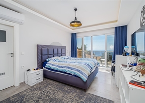 Вилла 3+1  с панорамным видом в районе Каргыджак