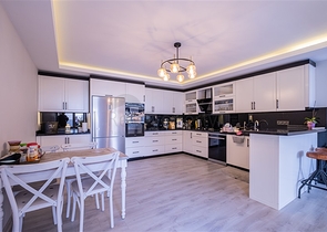 Вилла 3+1  с панорамным видом в районе Каргыджак