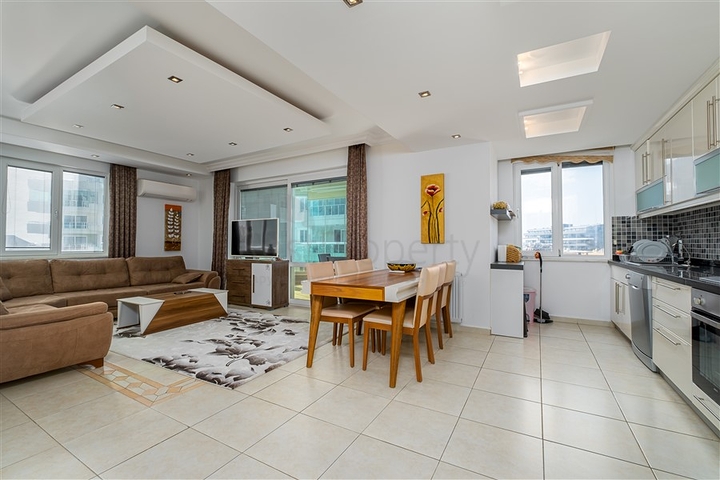 Апартаменты 2+1 в районе Тосмур в 200 м от моря 