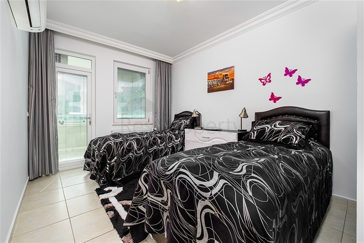 Апартаменты 2+1 в районе Тосмур в 200 м от моря 