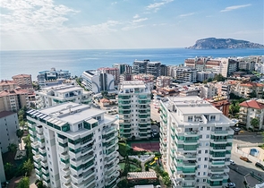 Апартаменты 2+1 в районе Тосмур в 200 м от моря 