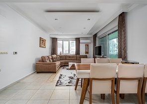 Апартаменты 2+1 в районе Тосмур в 200 м от моря 