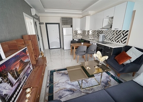 Двухкомнатная квартира в районе пляжа Клеопатра