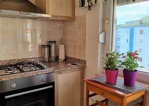 Просторный пентхаус с видом на горы