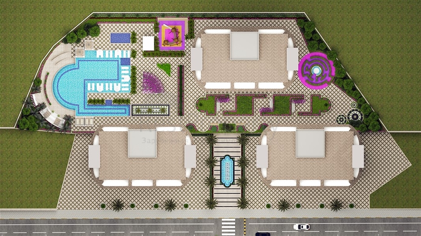 Квартира 1+1 от известного застройщика в 200 м от моря в районе Тосмур