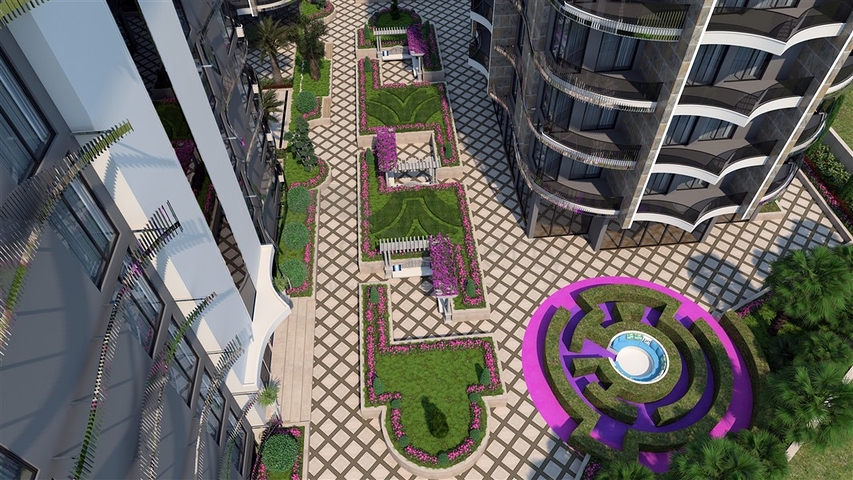 Квартира 1+1 от известного застройщика в 200 м от моря в районе Тосмур