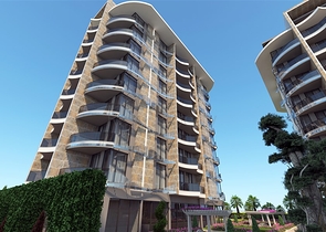 Квартира 1+1 от известного застройщика в 200 м от моря в районе Тосмур