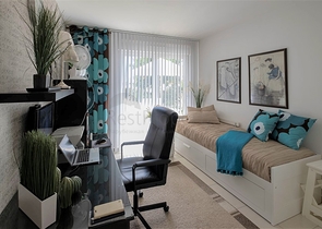 Просторная квартира с выходом в сад в районе Конаклы 