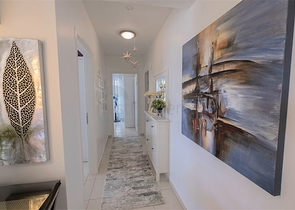 Просторная квартира с выходом в сад в районе Конаклы 