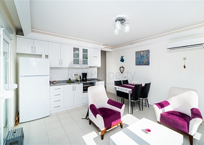 Уютные апартаменты планировкой 2+1 в районе Оба 