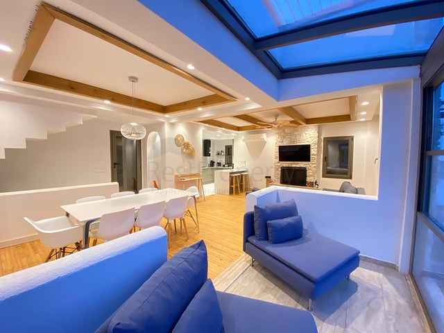 Отдельно стоящая вилла 4+1 с видом на море и город в бухте Бордакчи, Бодрум