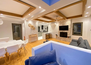 Отдельно стоящая вилла 4+1 с видом на море и город в бухте Бордакчи, Бодрум