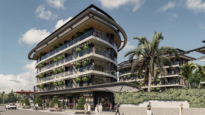 Масштабный инвестиционный проект в районе Оба в 300 м от моря