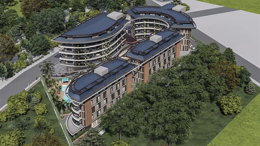 Масштабный инвестиционный проект в районе Оба в 300 м от моря