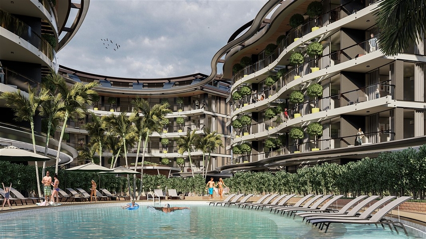 Масштабный инвестиционный проект в районе Оба в 300 м от моря