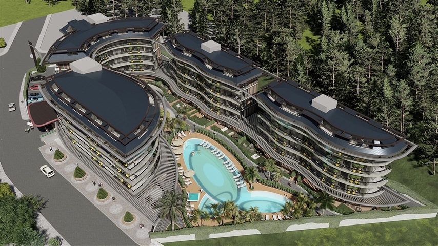 Масштабный инвестиционный проект в районе Оба в 300 м от моря