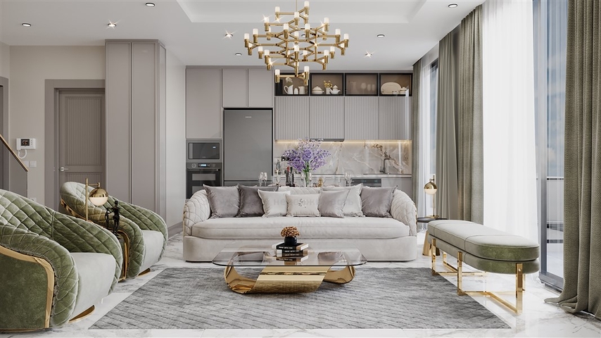 Масштабный инвестиционный проект в районе Оба в 300 м от моря