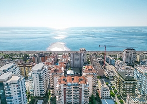 Квартира 2+1 на первой береговой линии в районе Махмутлар