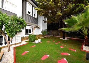 Меблированная вилла с панорамным видом в самом центре Алании