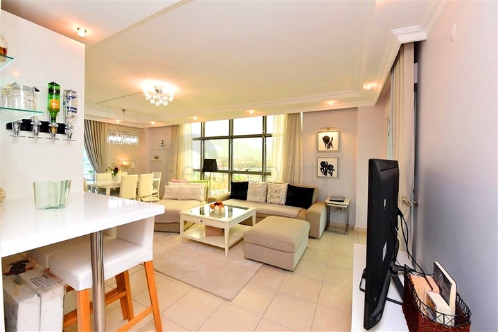 Квартира 2+1 в комплексе с большой зеленой территорией в центральном районе Джикджилли