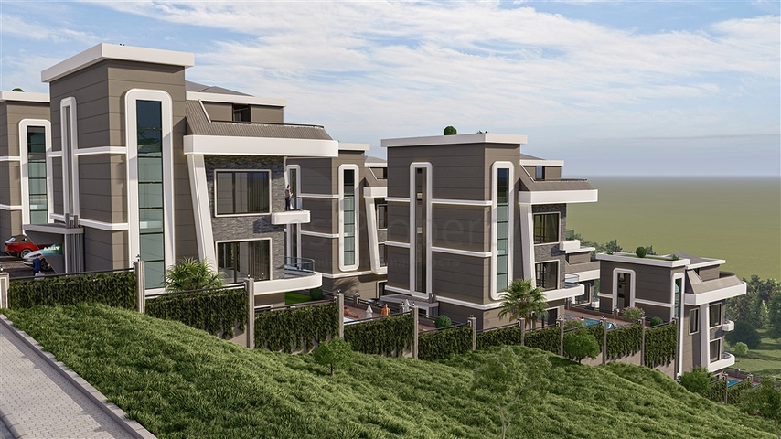 Проект вилл премиум- класса в элитном районе Каргыджак