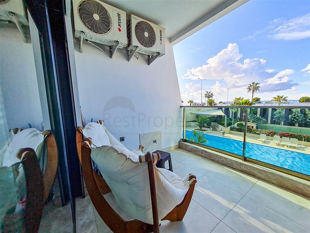 Квартира 1+1 на первой линии в районе Махмутлар 