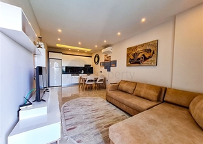 Квартира 1+1 на первой линии в районе Махмутлар 