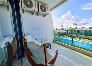 Квартира 1+1 на первой линии в районе Махмутлар 