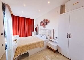 Квартира 1+1 на первой линии в районе Махмутлар 