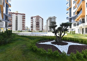 Апартаменты 1+1 в современном комплексе на побережье Средиземного моря  