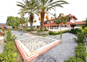 Шикарный дом с собственным бассейном и садом в районе Демирташ