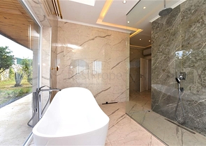 Шикарный дом с собственным бассейном и садом в районе Демирташ