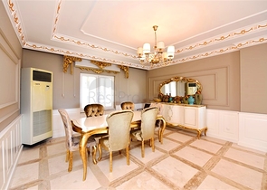 Шикарный дом с собственным бассейном и садом в районе Демирташ