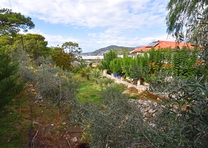 Шикарный дом с собственным бассейном и садом в районе Демирташ