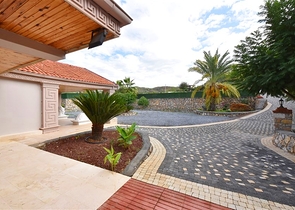 Шикарный дом с собственным бассейном и садом в районе Демирташ