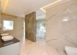 Шикарный дом с собственным бассейном и садом в районе Демирташ