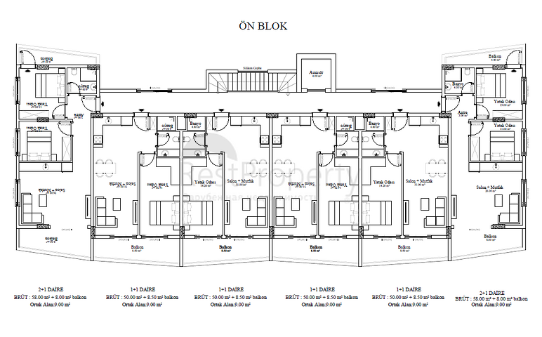 Проект жилого комплекса люкс класса в районе Клеопатра