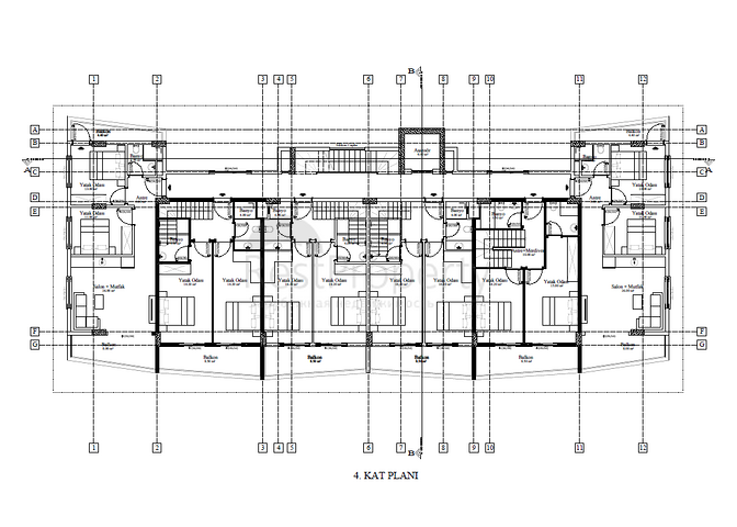 Проект жилого комплекса люкс класса в районе Клеопатра