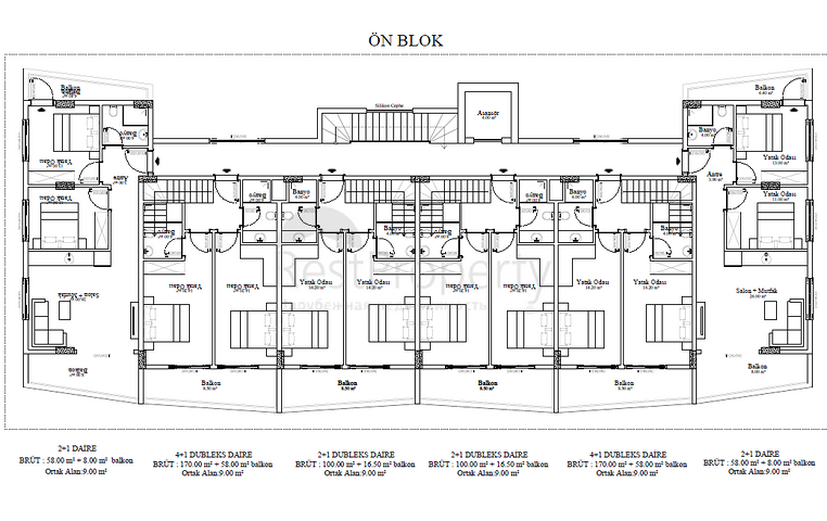Проект жилого комплекса люкс класса в районе Клеопатра