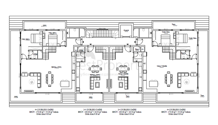 Проект жилого комплекса люкс класса в районе Клеопатра