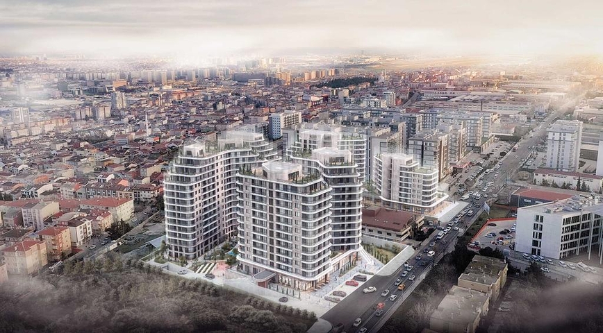 Инвестиционный проект на стадии строительства в районе Кючюкчекмедже