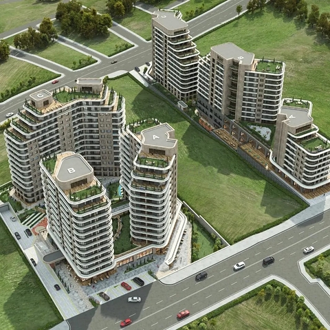 Инвестиционный проект на стадии строительства в районе Кючюкчекмедже