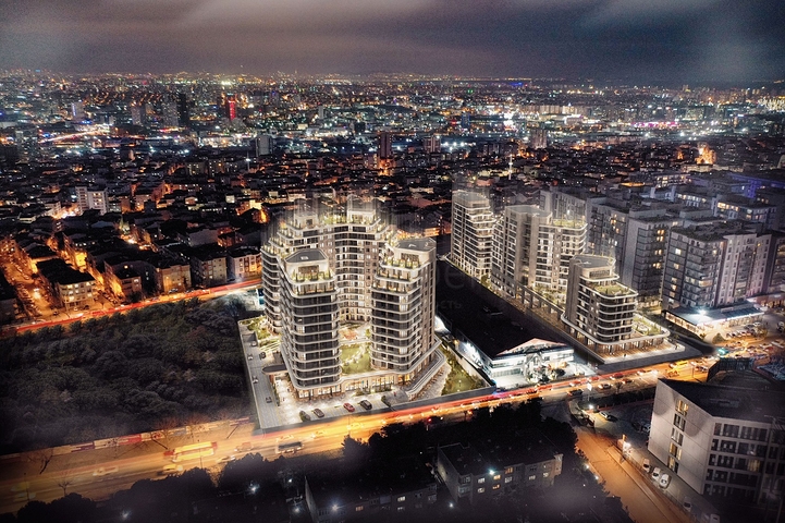 Инвестиционный проект на стадии строительства в районе Кючюкчекмедже