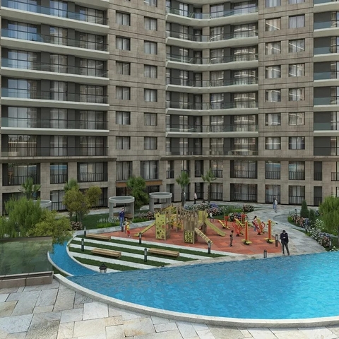 Инвестиционный проект на стадии строительства в районе Кючюкчекмедже